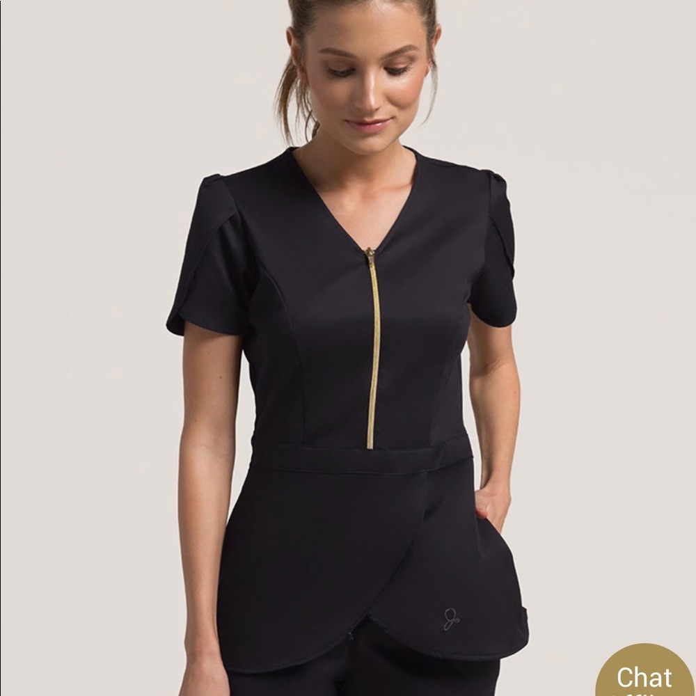NWT jaanuu nurse scrub top